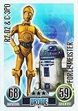  Star Wars Force Attax Einzelkarte 183 R2-D2 & C-3PO Droide Foce Meister deutsch