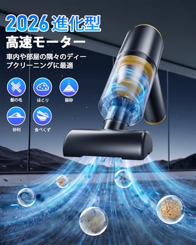 Image of Svoko LT-136 Handy Vacuum Cleaner, Cordless Strong Suction, Blowing /Suction /Air Pump /Air Release, Multi-functional Car Vacuum Cleaner, Type-C Rapid Charging, Wet & Dry Compact Vacuum Cleaner, Perfect