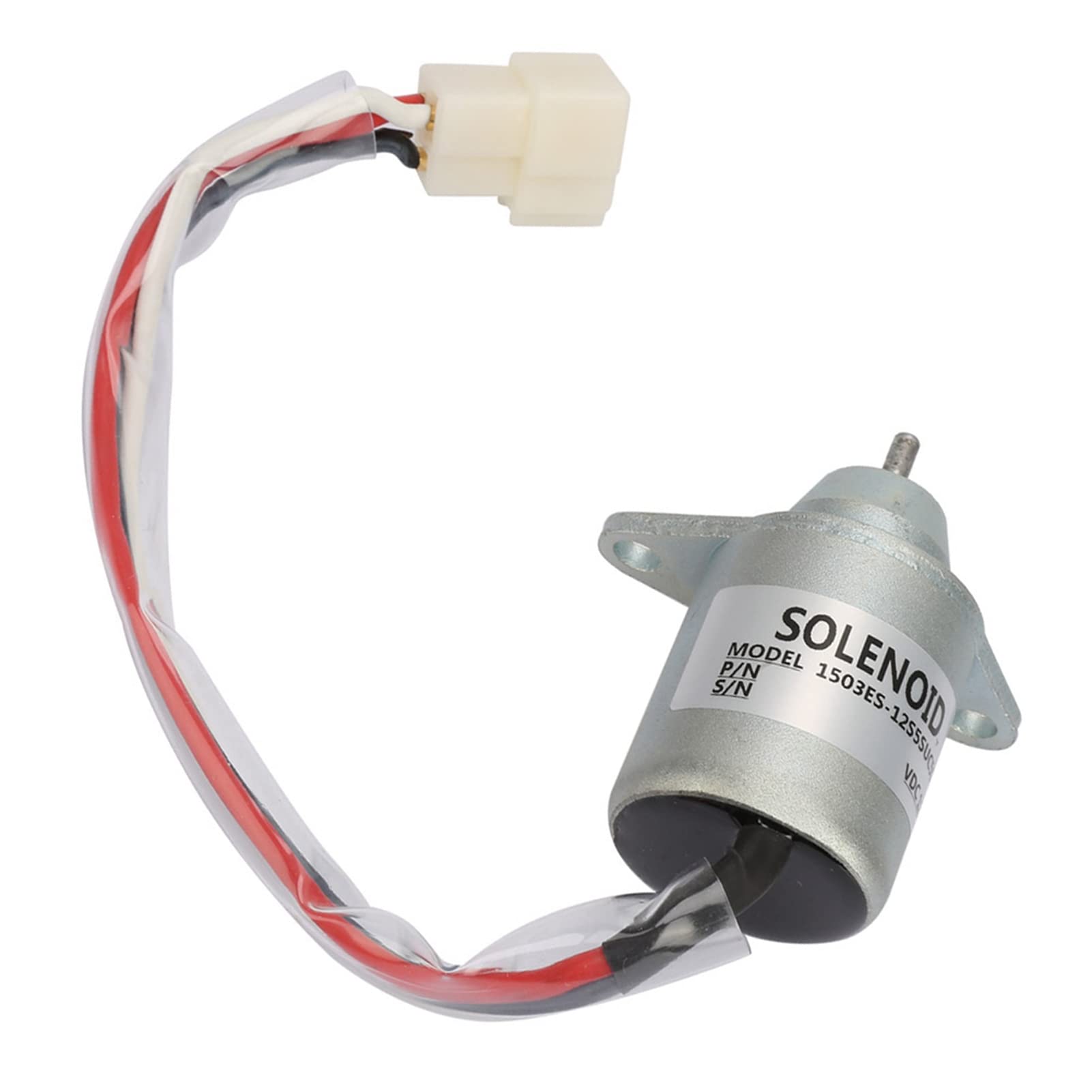Solénoïde d'arrêt de Carburant Solénoïde d'arrêt Woodward 1503ES 12S5Suc5S Solénoïde Woodward Solénoïde 1503E, 12 V Électrovanne d'arrêt de Moteur à Carburant