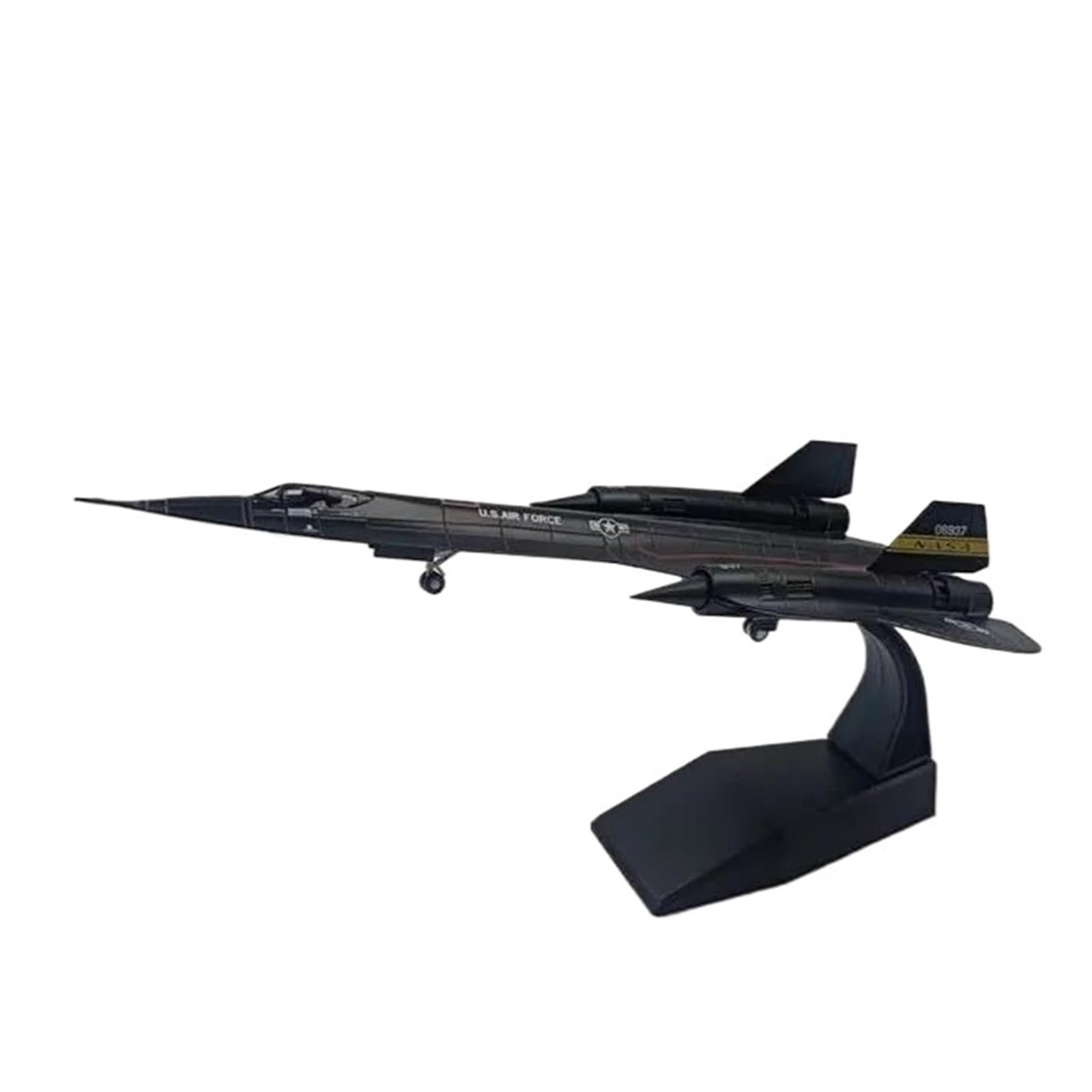 Maquette d'avion SR-71 Blackbird robuste en alliage métallique pour éviter la casse