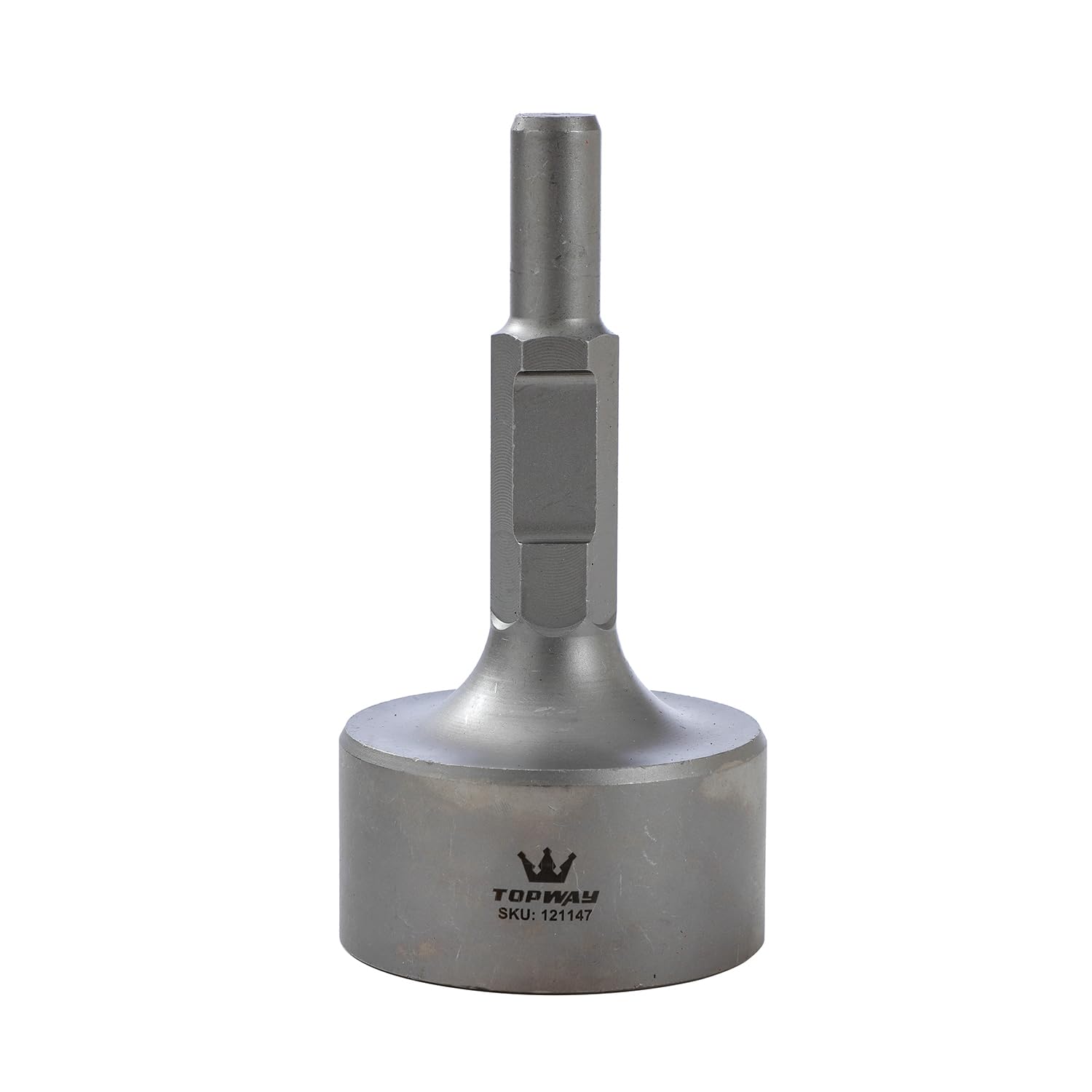 TOPWAY 65A Jack Hammer Star Picket Post Driver Chisel Bit 100 x 115 x 220mm for Demolition Jackhammer Breaker 121147