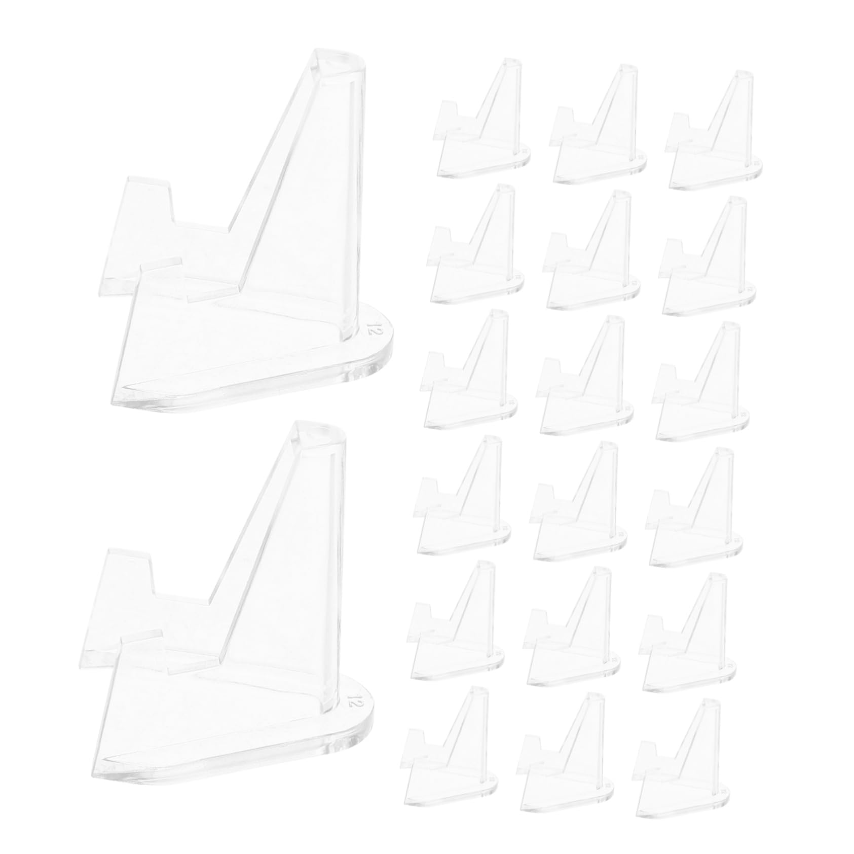 BESPORTBLE 20pcs Guitar Pick Holder Stand Clear Display Rack for Guitar Picks Compact and Lightweight Plectrum Container with Stable Design for Storage and Display