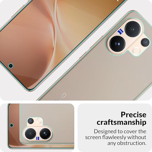 Image of FIRST MART Front and Back Matte Screen Protector for Vivo V60 / Vivo V60E with Installation Kit | TPU Anti-Glare Membrane, Fingerprint Working, Bubble-Free| Edge to Edge Coverage