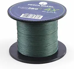 Pesca Brasil, Linha de Pesca 500m 0,20mm Multifilamento Resistente Esportiva, Multi Eclipse Pro 4X NG