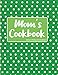 Mom's Cookbook Green Polka Dot Edition