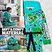 Get Trend Minecraft Robe for Boys Teens, Hooded Dressing Gown, Creeper Loungewear Cozy Robes, Gamer Gifts for Boys (11-12 Years, Blue Minecraft)