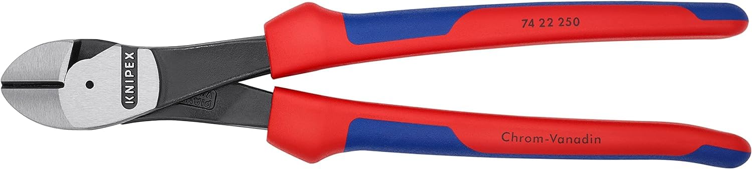 KNIPEX Kraft-Seitenschneider mit Comfort-Griffen 250 mm, 74 22 250