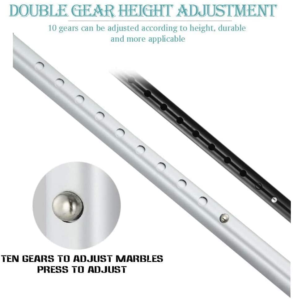 Soft Grip Comfort Handle Crutches, Travel with Comfort Handle Ideal Daily Living Aid Present - Image 3