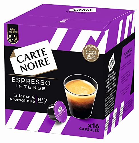 Carte Noire Café Espresso Intense, Capsules Compatibles Dolce Gusto, 6 Paquets de 16 capsules (96 Capsules) - Image 8