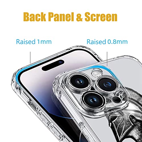 Seconddog Cool Warrior Spartan Helmet Sparta Soldiers Gladiator Phone Case Compatible For Iphone 13 Clear Transparent Trendy Iphone Case #TOP1