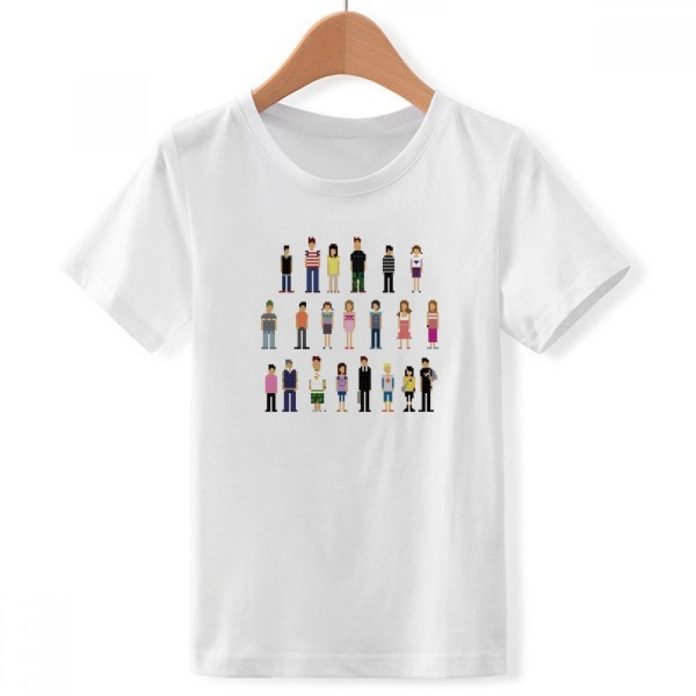 T-shirt pixel garçons DIYthinker idéal pour l'école et le jeu