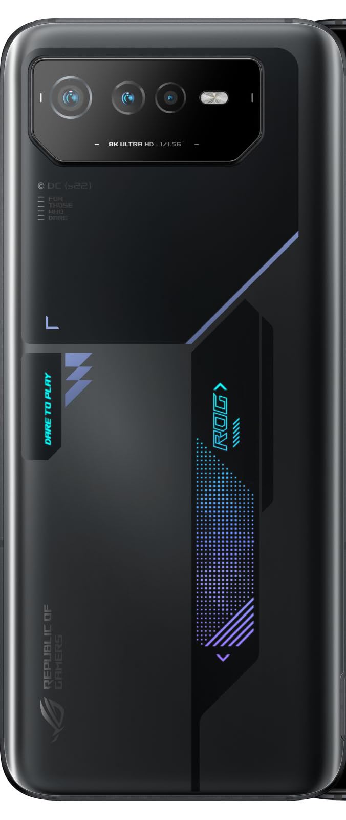 ASUS ROG Phone 6 AI2203-​5B028E1 17,​2 cm (6.78") Doppia SIM Android 12 5G USB tipo-​C 12 GB 256 GB 6000 mAh Nero