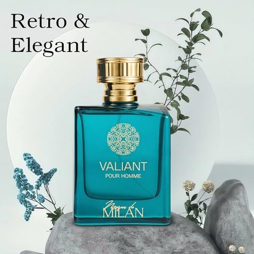 Image of AFLUXE VALIANT, Men's Fragrance, Long Lasting EDP, Classic Elegant Scent for Formal and Evening Wear, Premium Perfume for Daily Use, 3.4 Fl Oz