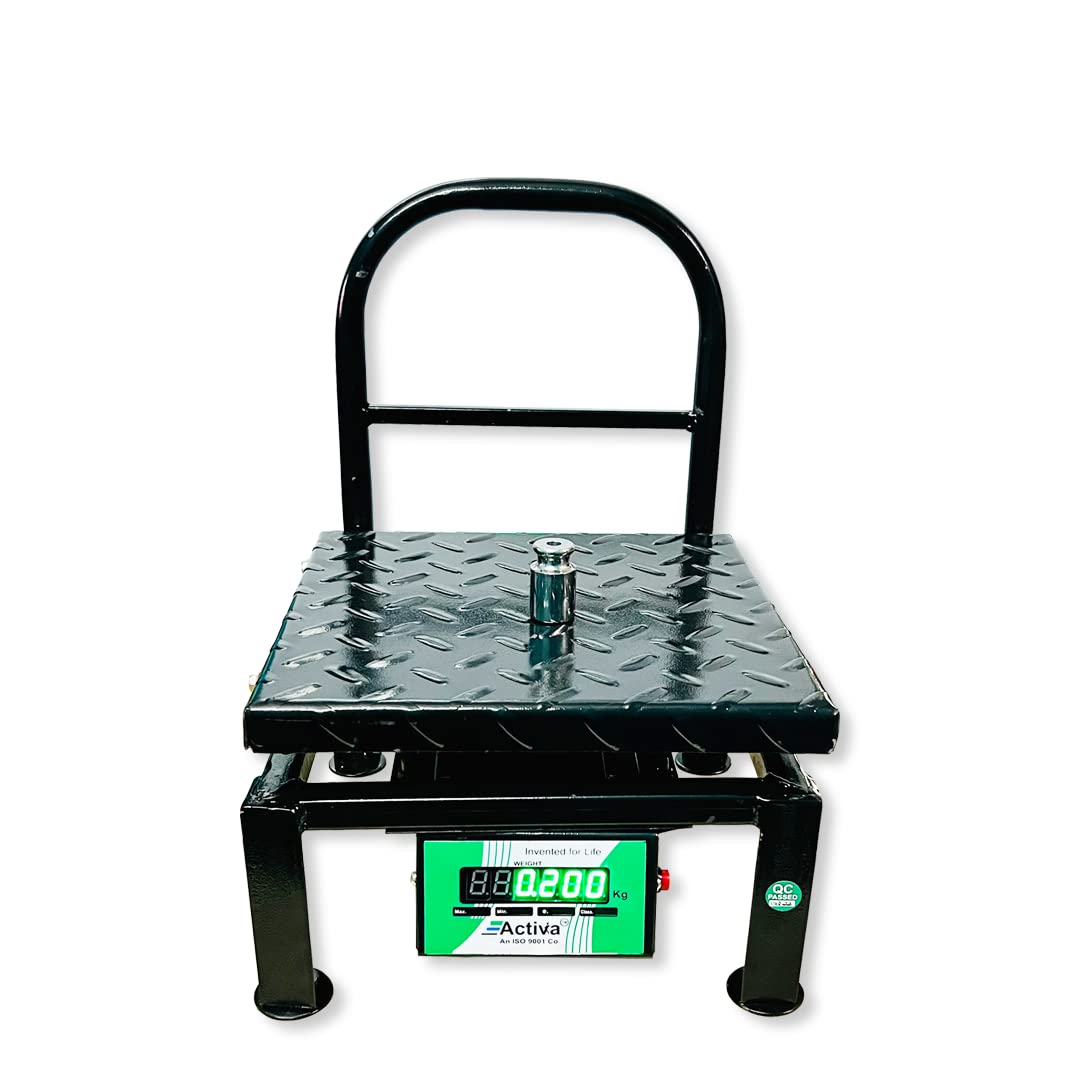 Activa 100Kg Weighing Scale,Double Display Weight Machine For Shop,Ms 10G Accuracy Weighing Scale With Grill, Black (B09W36JXBN) Amazon Price History, Amazon Price Tracker