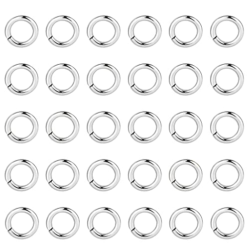 4mm Silver Jump Rings for Jewelry Making Silver Open Jump Rings for DIY100 PCS