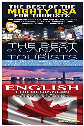The Best of the Might USA for Tourists & The Best of Canada for Tourists & English for Beginners (Travel Guide Box Set)