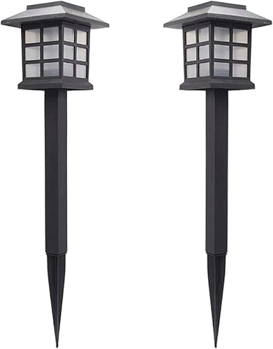 ROOMAN Floor Lamps for Living Room LED Solar Lawn Lamp Outdoor Pathway Lamps Waterproof LED Floor Light Night Light for Garden Yard Landscape