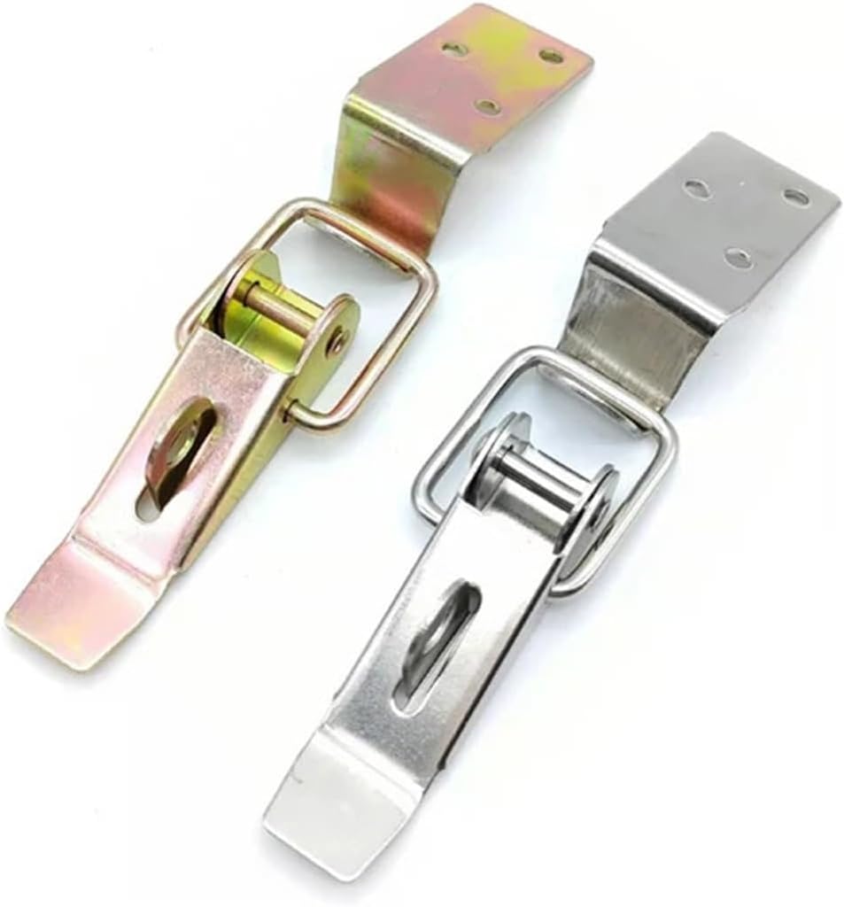 DK504 Iron Nickel Stainless Steel Case Metal Spring Toggle Latch Catch Clasp 1Pcs(5pcs-504-304 Steel)