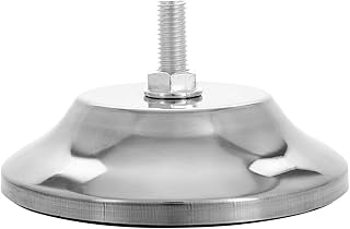 Toyvian Adjustable Billiard Table Leveling Feet Pool Table Leg Levelers Enhanced Stability Pads Leg Adjustable Feet for Pingpong and Foosball