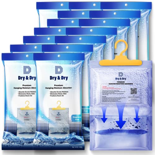 Dry & Dry Moisture Absorbers, 15 Packs, Net 14 Oz per Pack