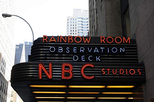 Rainbow Room NBC Studios Sign NYC Poster 20x30 Laminated