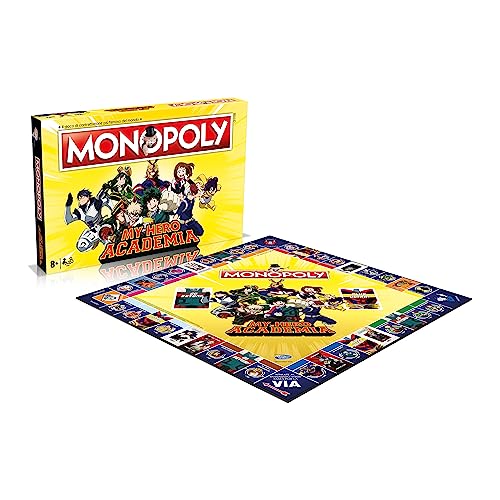 Winning Moves - Monopoly, My Hero Academia, Jeu de Plateau et Italien – Image 4