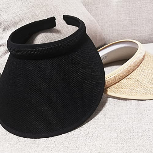 3 Pack Women Sun Visors Wide Brim Sun Caps Golf Hats Uv Protection Upf 50 For Sport Outdoor Travel Multi Color #TOP3