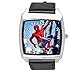 TAPORT® - Reloj de cuarzo para fans de Spiderman E2, color negro