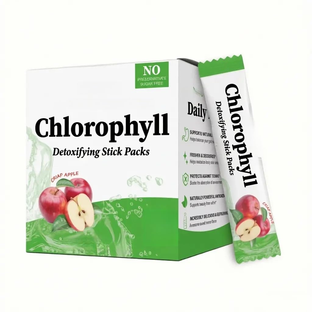 Chlorophyll-Stick-Packs – beschleunigen Ihre Entgiftung und fördern die Darmgesundheit auf praktische Weise
