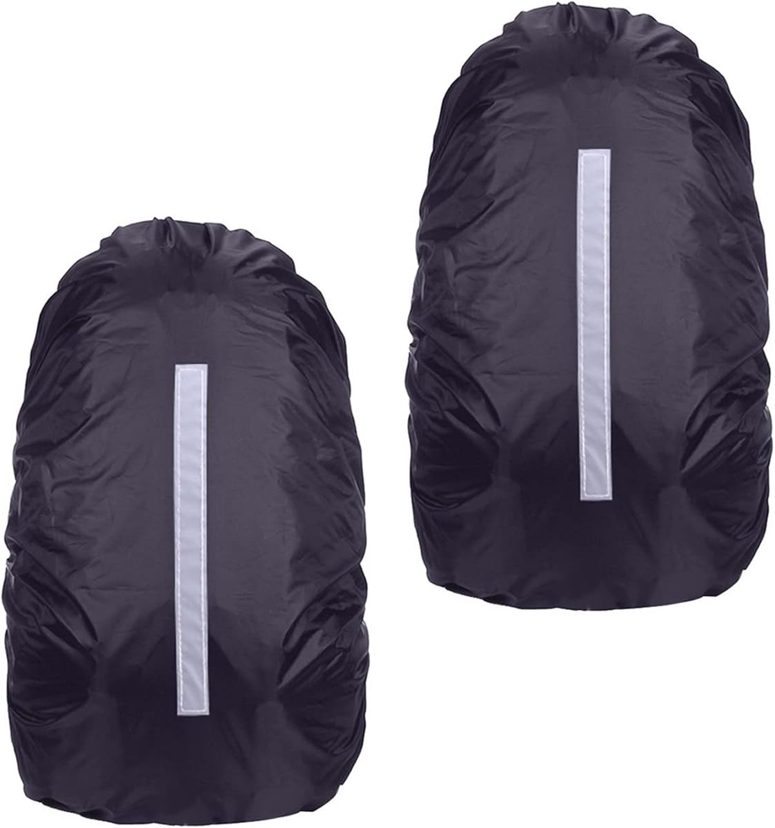 Hi-Visibility Backpack Rain Cover with Reflective Strip 100% Waterproof Ultralight Backpack Cover, Storage Pouch, for Hiking, Camping, Biking, Outdoor, Traveling