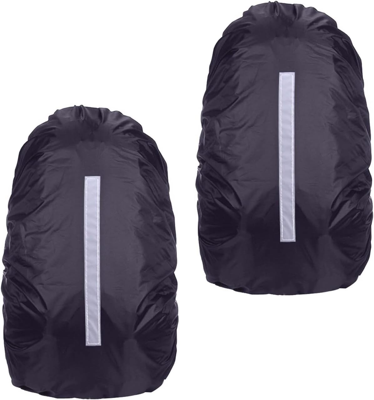 MOOCY Hi-Visibility Backpack Rain Cover with Reflective Strip 100% Waterproof Ultralight Backpack Cover, Storage Pouch, for Hiking, Camping, Biking, Outdoor, Traveling : Sports & Outdoors