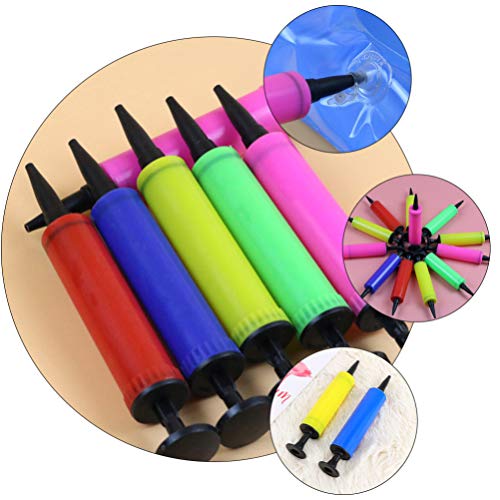 STOBOK Bolas Bomba Bolas Inflador 15 Pcs Mini Balão Portátil Bomba de Ar Balão Soprador Ferramenta d