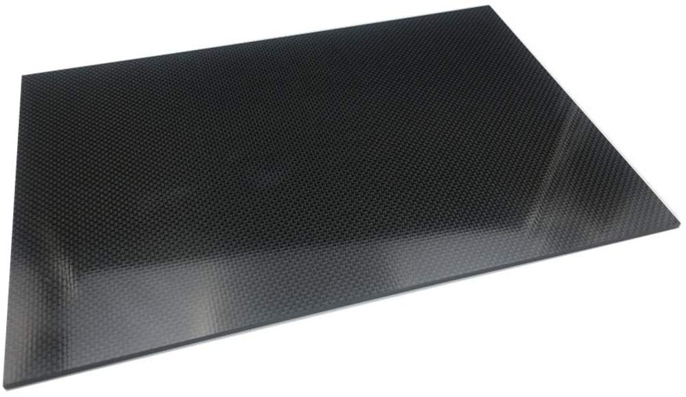 Karbon, Kohlefaserplatten, Platte, 3K-Platte, starr, Leinwandbindung, matt, for Drohnenroboter, RC-Quadrocopter, 150 mm x 150 mm, 100%,(Thickness4.5mm)