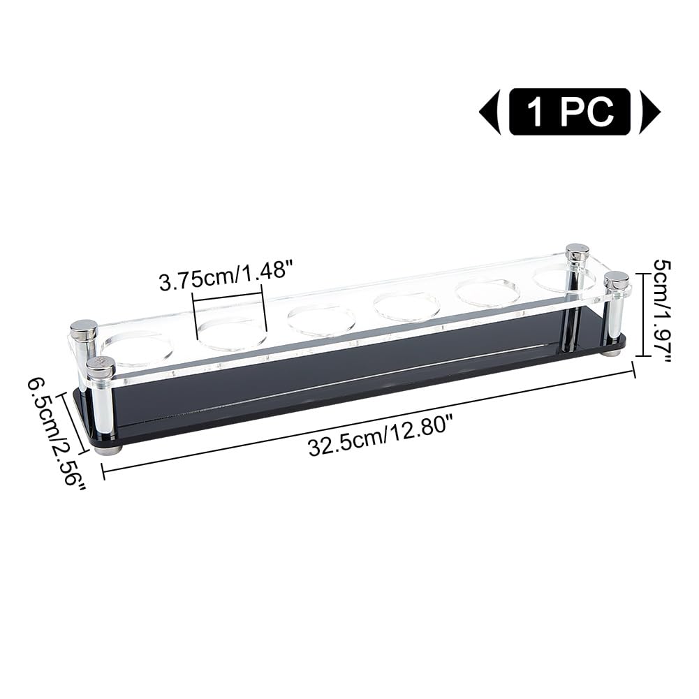 NBEADS 12 Fori Supporto per Bicchierini In Acrilico, Vassoio per Bicchierini In Acrilico Vassoi per Bicchierini per Birra Espositore per Bar, Feste, Club e Feste In Famiglia, Oro, Foro: 3.8 cm