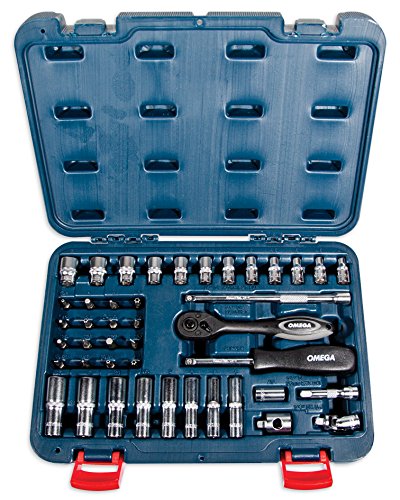 Omega MechanixM1443 Socket Set, 1/4-inch Drive