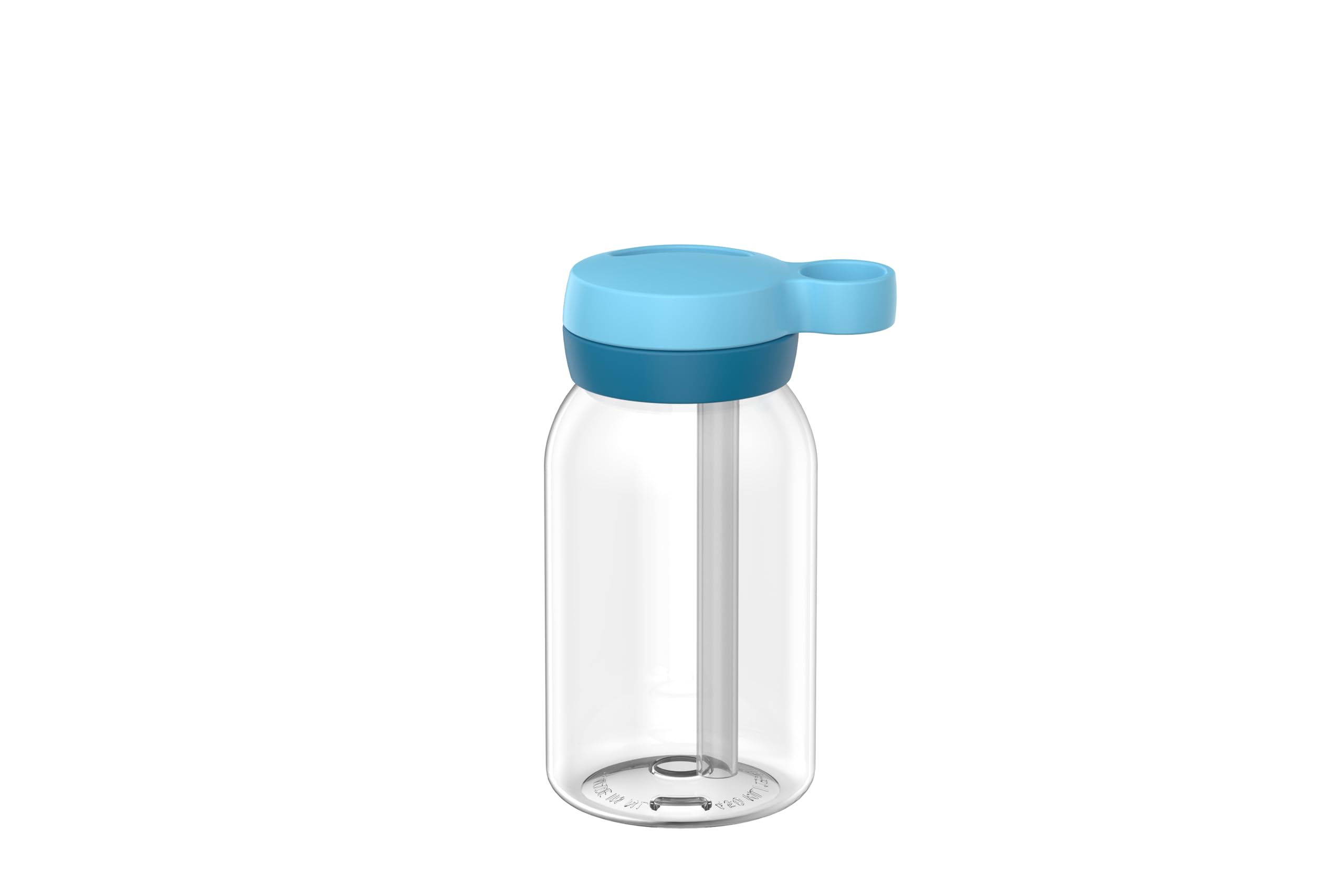 Mepal - Campus drinking bottle with straw - screw cap with handle opening - hygienic closure - drinking bottle with straw - leak-proof and dishwasher safe - 450 ml - cool blue