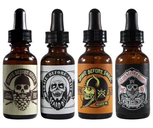 Grave Before Shave™ Beard Oil 4 Pack