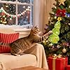 Retro Shaw Christmas Cat Toys, Kitty Xmas Catnip Toys 15.5 Inches Christmas Tree with Crinkle Sound, Safe Kitten Teeth Cleaning Toy, Interactive Kitty Kicker Toy #2