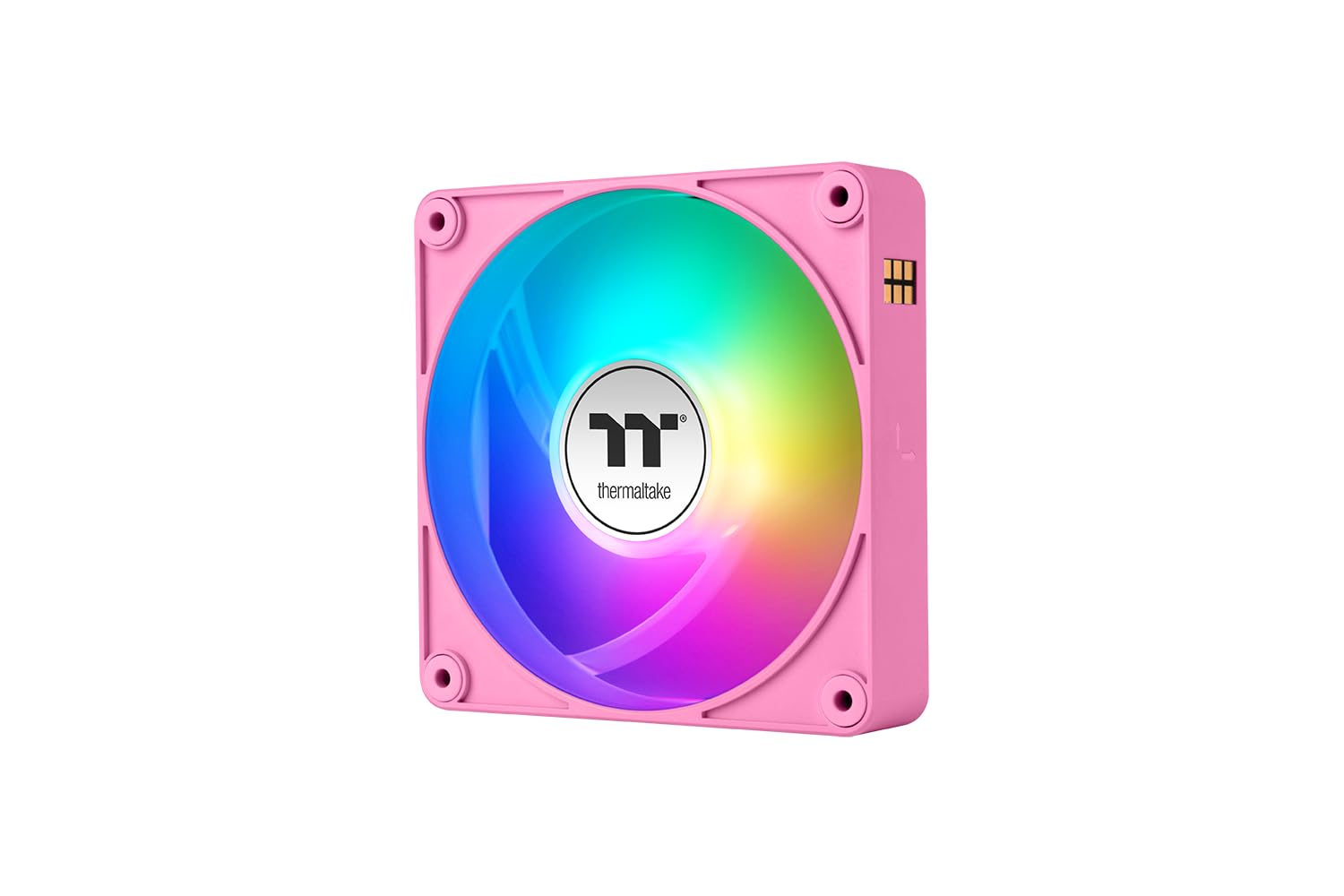 Thermaltake CT140 EX ARGB Sync PC Cooling Fan | 140‑mm‑ARGB‑PWM‑Lüfter | Pink | 3 Fan Pack