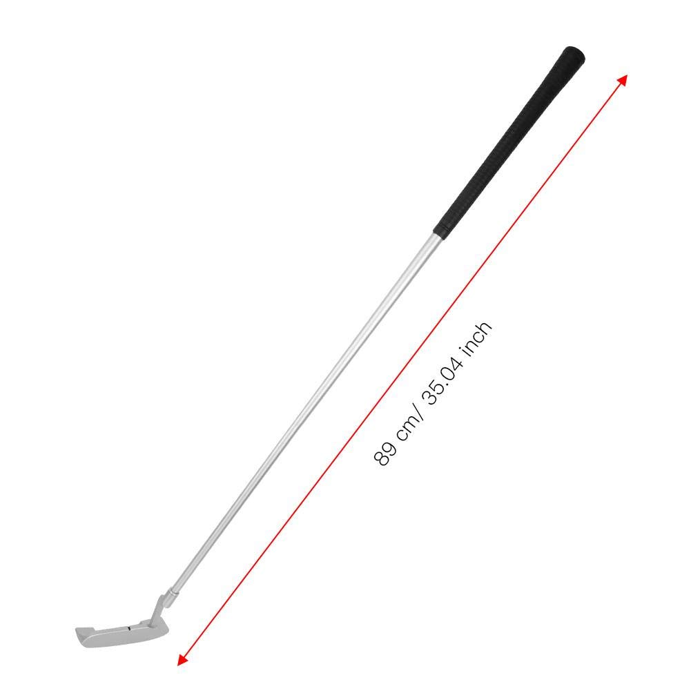 Putter Plegable de Cuatro Secciones para golfistas, para diestros o Zurdos de 89 cm, para práctica de Golf, Accesorio de Entrenamiento