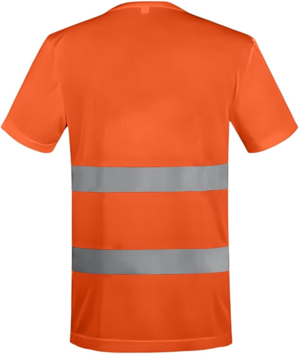 RTRDE Men's Summer Short Sleeve High Visibility Reflective Breathable Safety T Shirt for Work Warehouse, M-3XL
