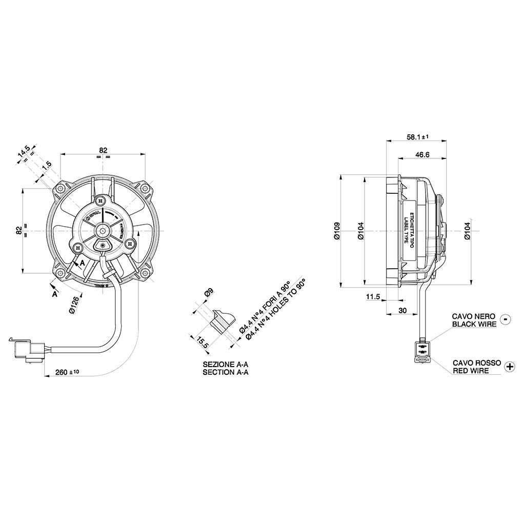 Ventola Spal VA32-A101-62A 12V