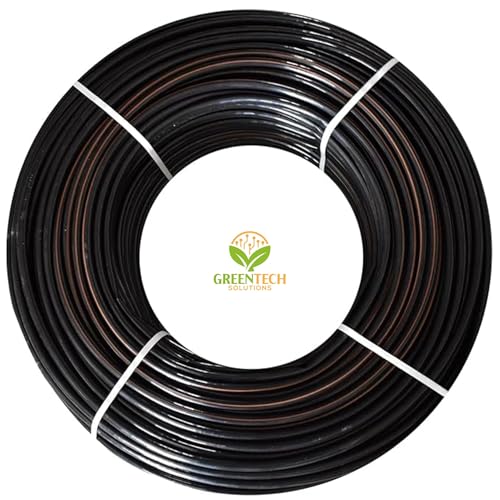 Image of GreenTech 16mm Drip Irrigation Pipe 100 Meter Roll | HDPE UV Resistant Main Supply & Lateral Line Tube | 4 Bar Pressure, 1.2mm Wall Thickness | Ideal for Garden, Farm & Greenhouse Irrigation