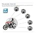 V6 BT Intercom Bluetooth Interphone 1200M Range 6 Riders Motorcycle Helmet Motorcycle...