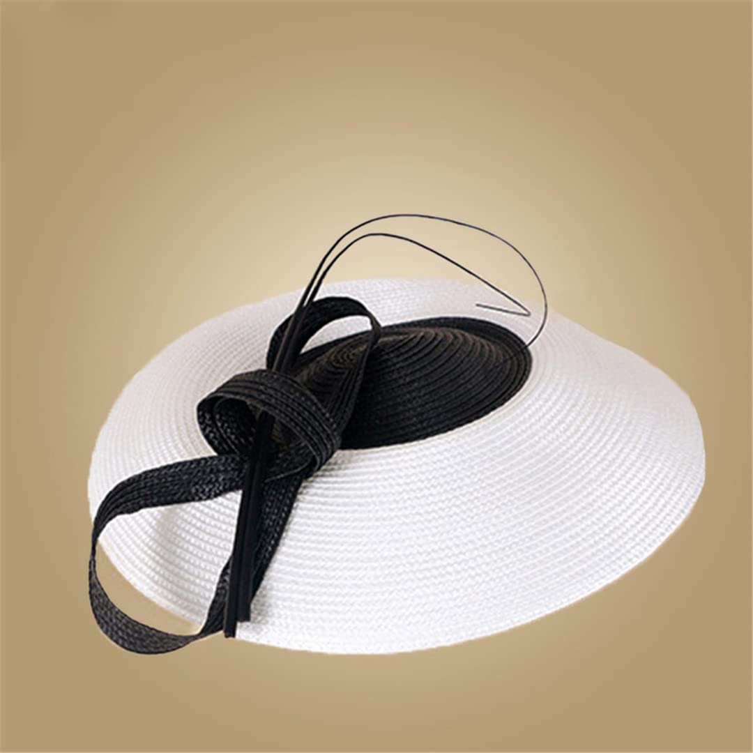 Lmtossey Fascinators Wesela Kapelusz dla Kobiet Fedora Szeroki Vintage Damskie Kapelusze Sukienki