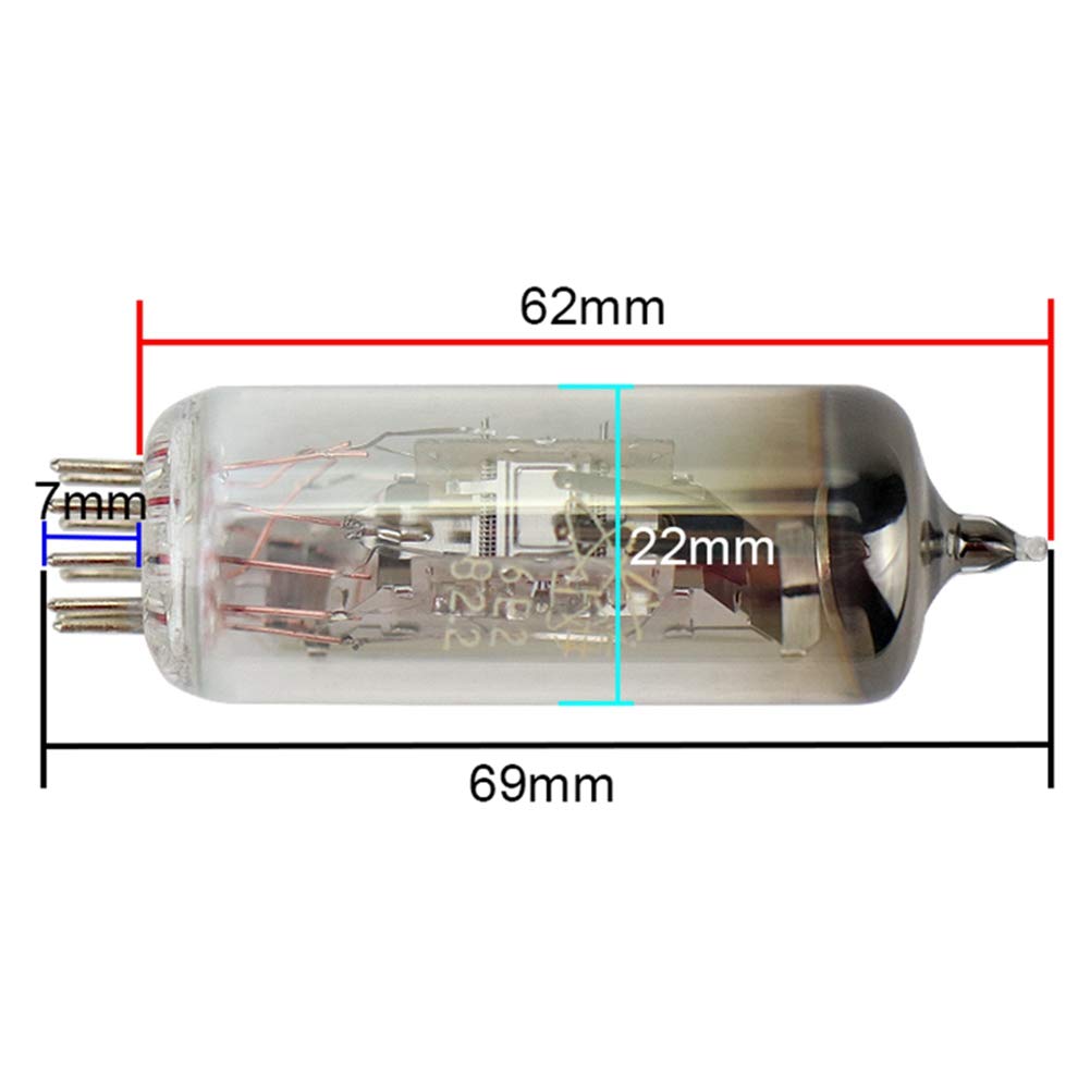 6E2 Amplificatore Valvola Indicatore Elettronico Tubo EM84 Sostituzione per Enhance Amplified Altoparlante Qualità Suono Vuoto Tubo 2 Pezzi