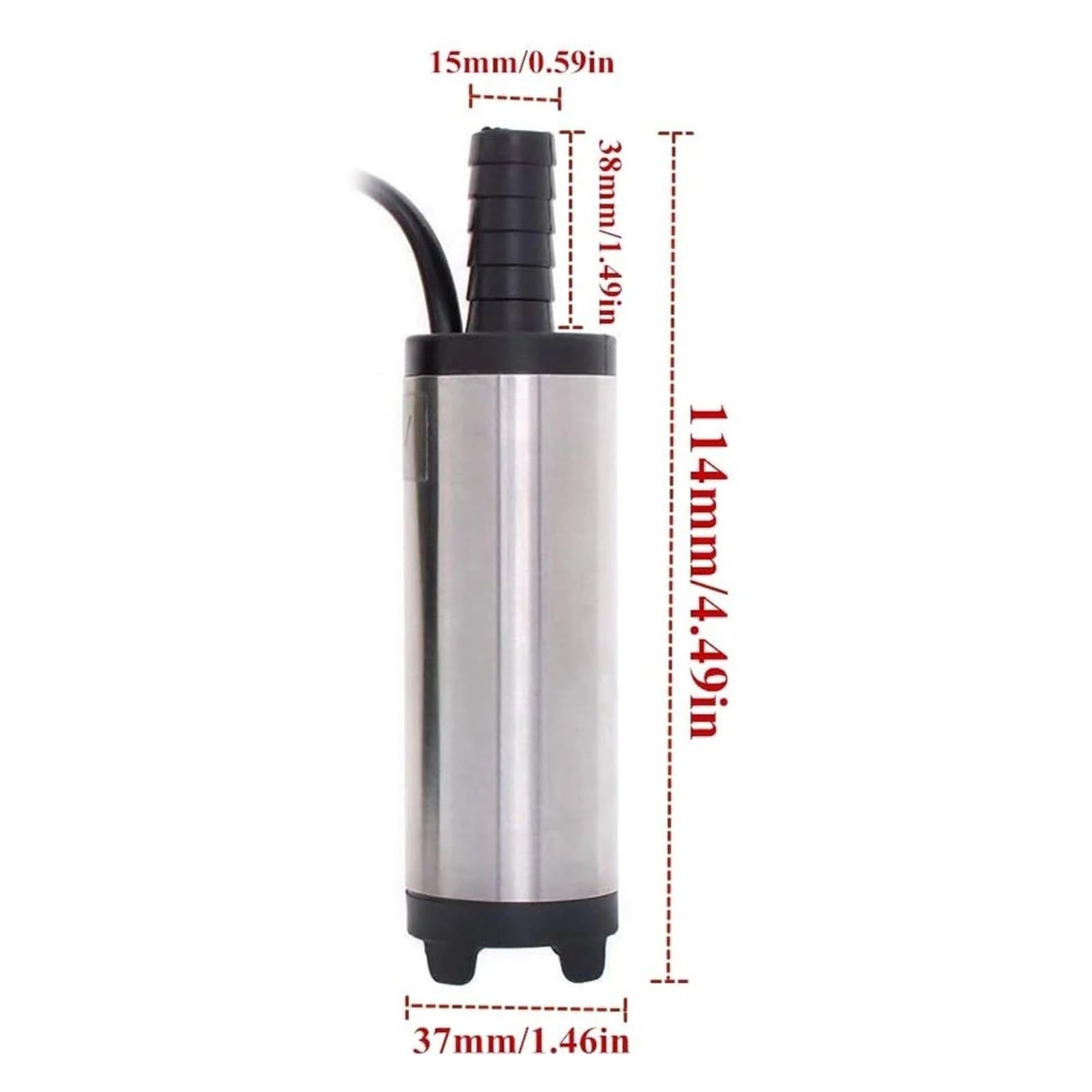 Para coche para moto Bomba Moto Gasolina | Bomba eléctrica de transferencia de combustible, bomba sumergible de repostaje de transferencia de aceite y agua.