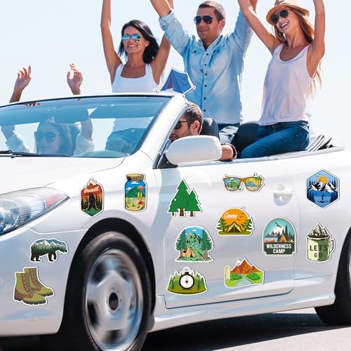 48 imanes decorativos para camping Relaxweex miniatura 6