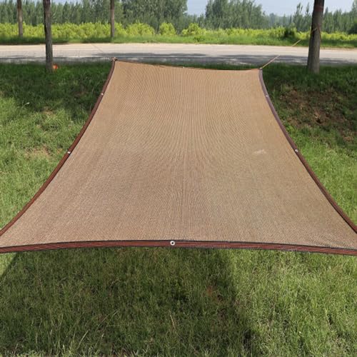 Shade Cloth 95% Shading Cover Privacy Brown Sun Shade Net 3.3X16.4FT 13X49.2FT 16.4X19.7FT 26X32.8FT for Green House, Garden, Pergola, Pools, Dump Truck (Color : Brown, Size : 2x3.0m/6.6x9.9ft)