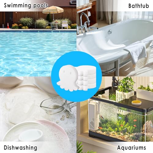 Darryy 40 Stück ölabsorbierender Schwamm Pool, Pool Schwamm Absorber, ölabsorbierender Schwamm für Pool, Spa und Schwimmbad, Pool Schwamm Absorber – Bild 5